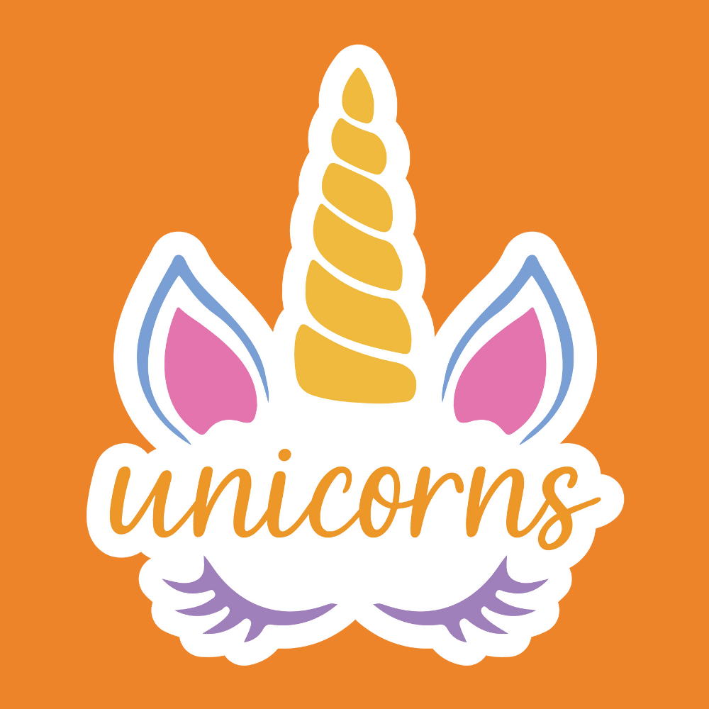 Unicorns - Unicorn Stickers - Digital File Digital My Custom Designs ZIP File