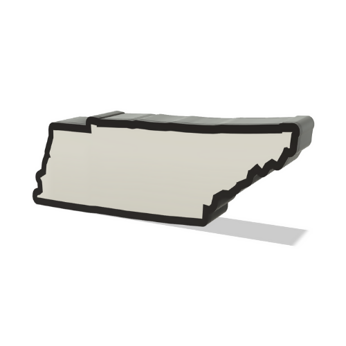 Tennessee Wall Lightbox - United States - 3D Print File - Digital File Digital My Custom Designs ZIP File