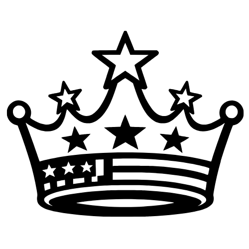 USA Crown Sketch - Digital File - XCS Friendly Digital My Custom Designs PDF