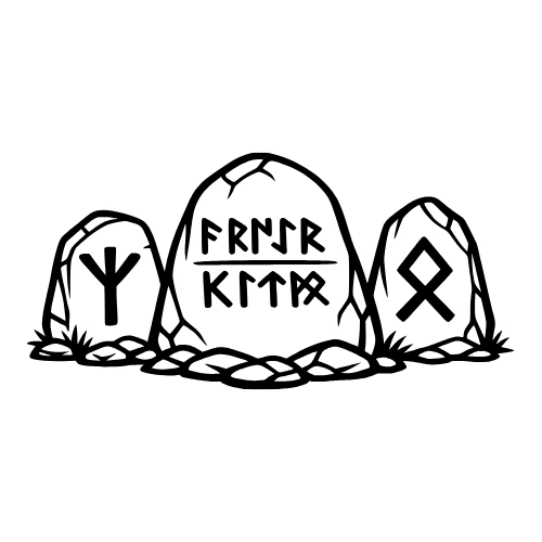 Rune Stones Sketch - Vector Graphics - Digital File Digital My Custom Designs PDF