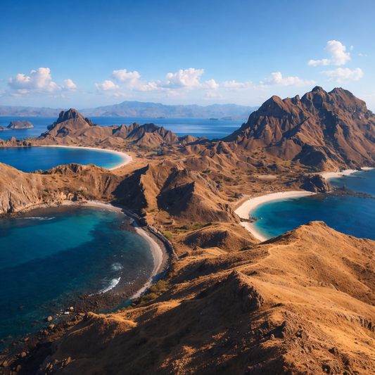Padar Island - Komodo National Park - Komodo Islands Indonesia - Asia - Rendered - Digital File Digital My Custom Designs PDF