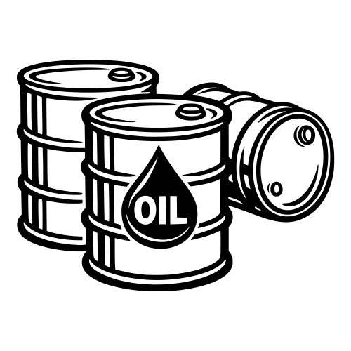 Oil Drums Illustration - Vector Graphics - Digital FIle Digital My Custom Designs PDF