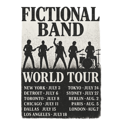 Pop Culture Fandom - Punk Band - T Shirt Design - Digital File Digital My Custom Designs 300 DPI PNG