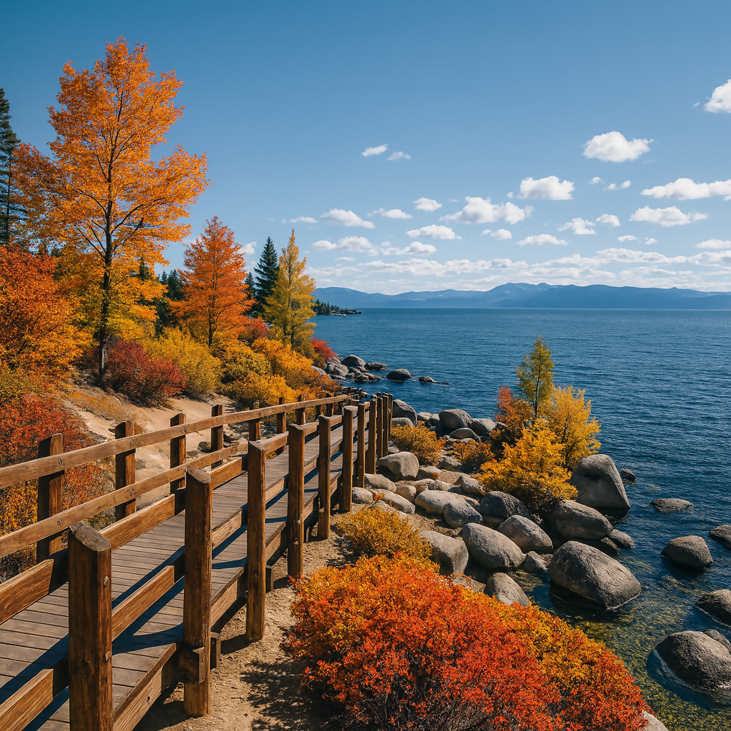 Sand Harbor State Park - Lake Tahoe - Nevada United States - Rendered - Digital File Digital My Custom Designs PDF