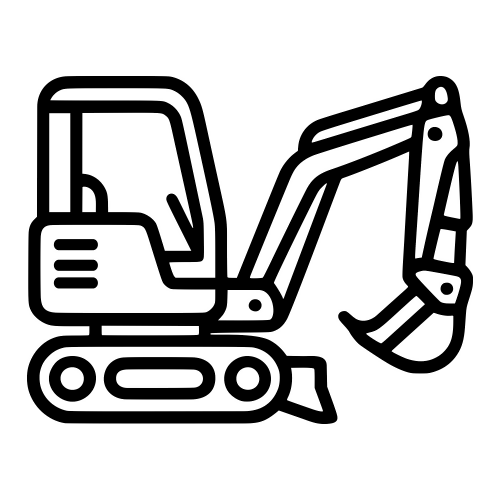 Mini Excavator - Digital File - XCS Friendly Digital My Custom Designs PDF