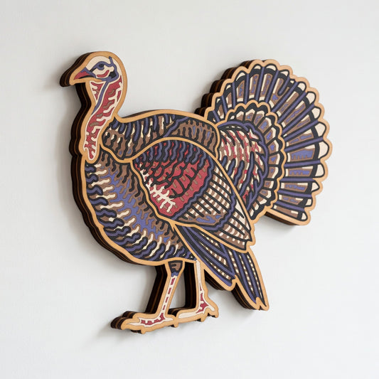 Turkey - Layered Line Design - Digital File Digital My Custom Designs