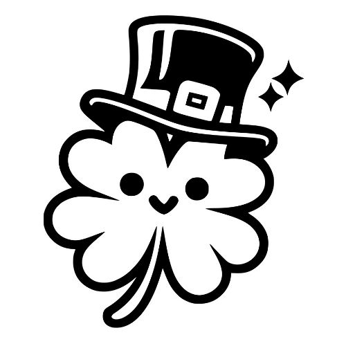 Clover in Top Hat - Digital File - XCS Friendly Digital My Custom Designs PDF