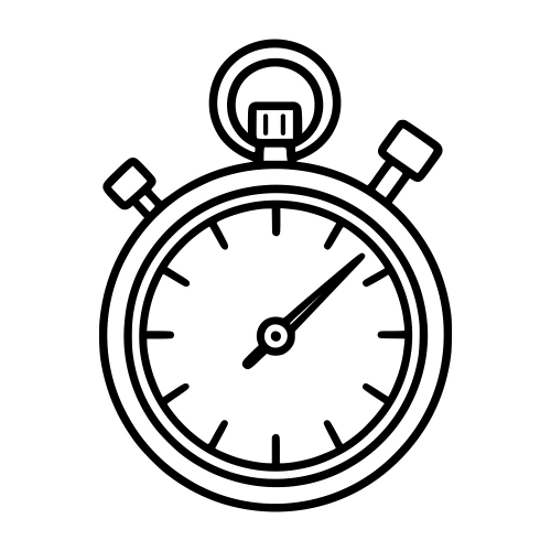 Stopwatch Sketch - Digital File - XCS Friendly Digital My Custom Designs PDF