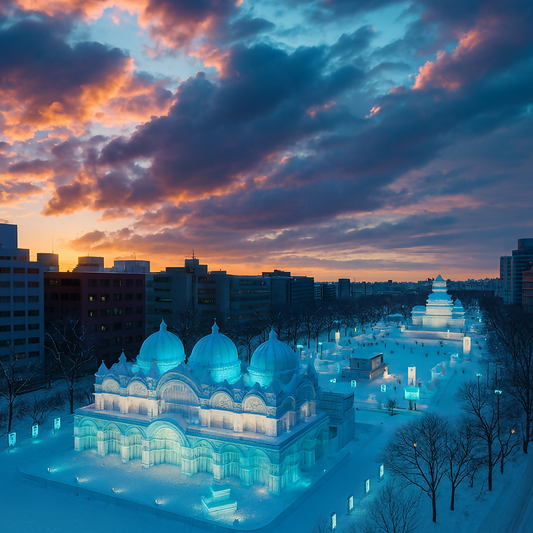 Sapporo Snow Festival - Hokkaido Japan - Asia - Rendered - Digital File Digital My Custom Designs PDF