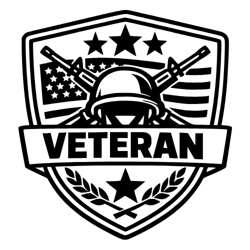 Veteran Badge Design - Digital File- XCS Friendly Digital My Custom Designs PDF