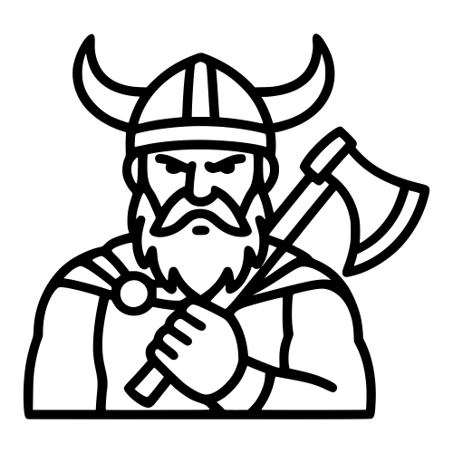 Viking Axe Warrior - Digital File - XCS Friendly Digital My Custom Designs PDF