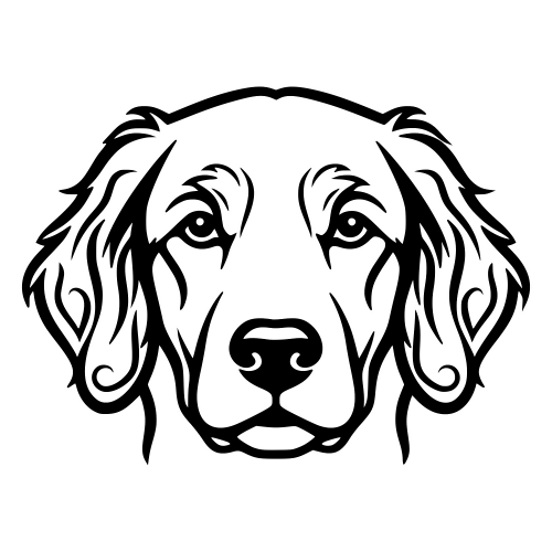 Curly-Coated Retriever Face - Digital File - XCS Friendly Digital My Custom Designs PDF