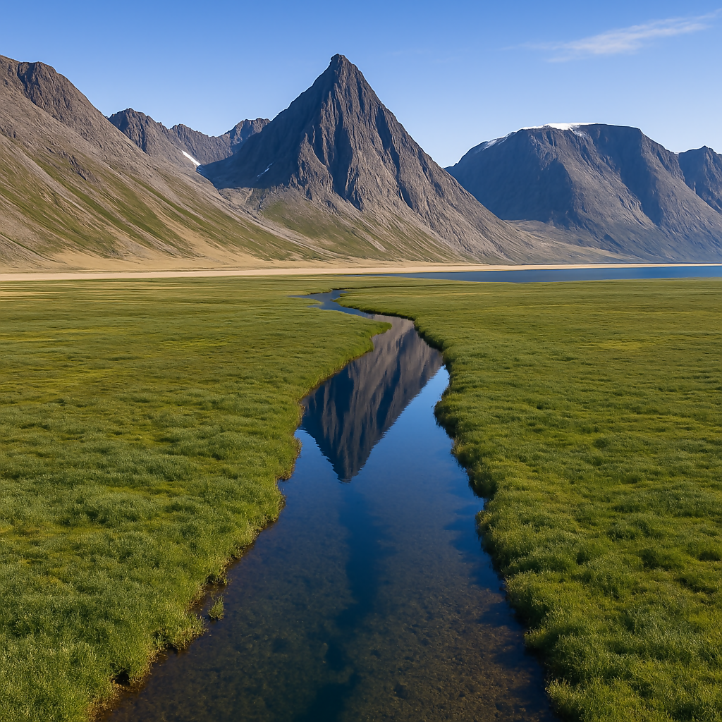 Auyuittuq National Park - Nunavut Canada - Rendered - Digital File Digital My Custom Designs PDF