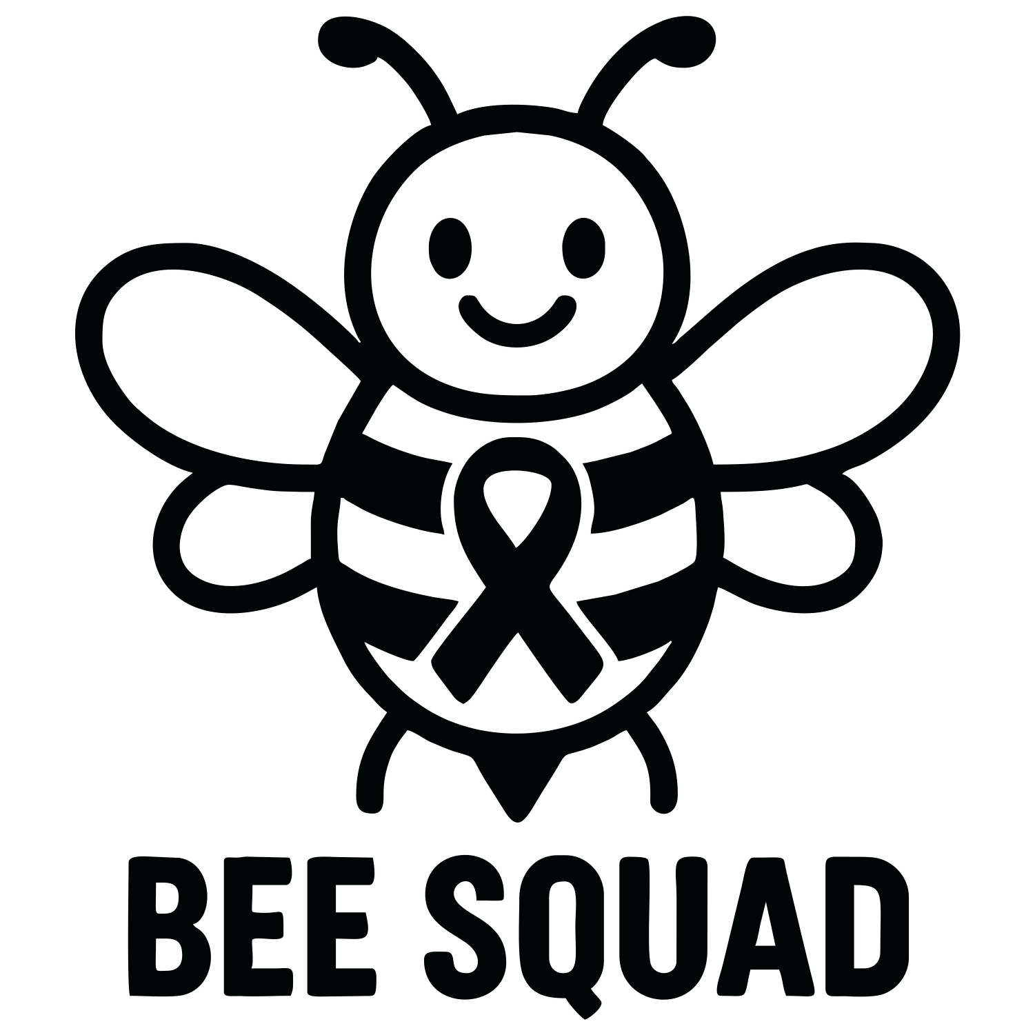 Funny 'Bee Squad' - Digital File - XCS Friendly Digital My Custom Designs PNG