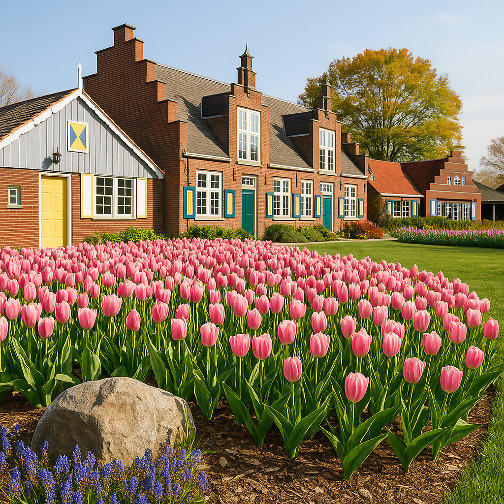 The Post House - Windmill Island Gardens - Michigan United States - Rendered - Digital File Digital My Custom Designs PDF