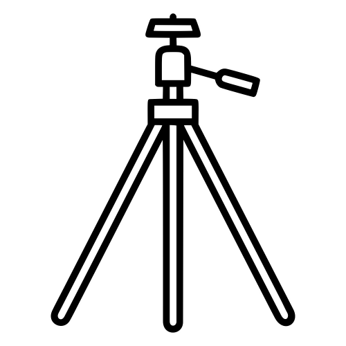 Camera Tripod Outline - Vector Graphics - Digital File Digital My Custom Designs PDF