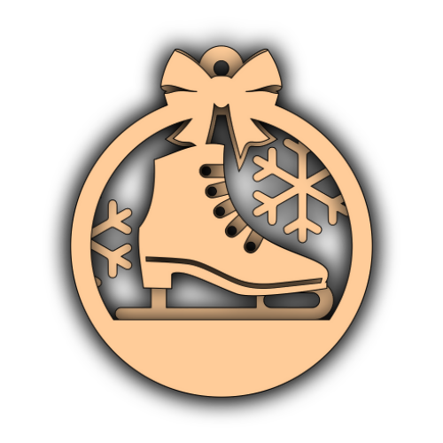 Christmas Ornament Holiday Getaway - Ornament - Digital File Digital My Custom Designs SVG