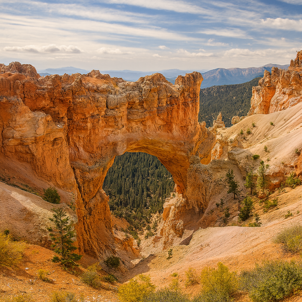 Natural Bridge - Bryce Canyon National Park - Utah United States - Rendered - Digital File Digital My Custom Designs PDF