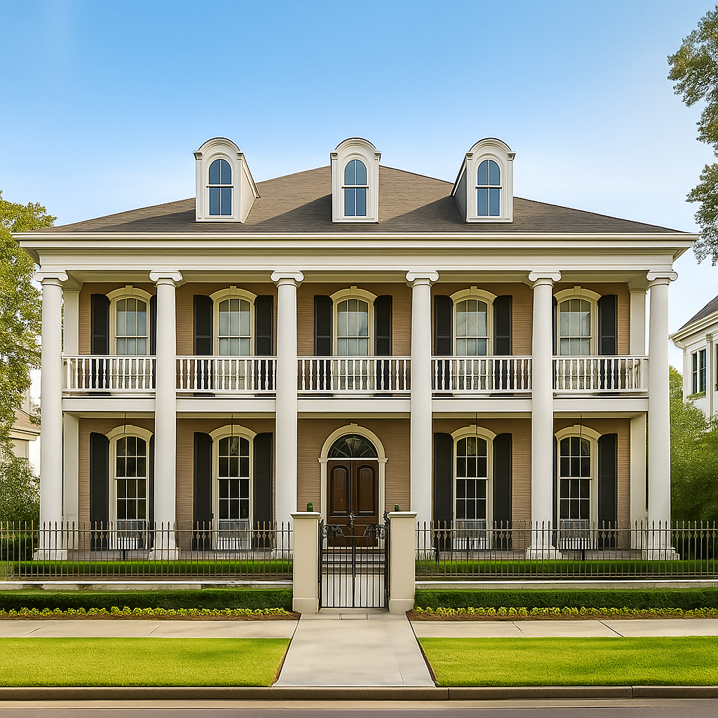 McKnight - Marioni - Nolan House - Garden District - Louisiana United States - Rendered - Digital File Digital My Custom Designs PDF