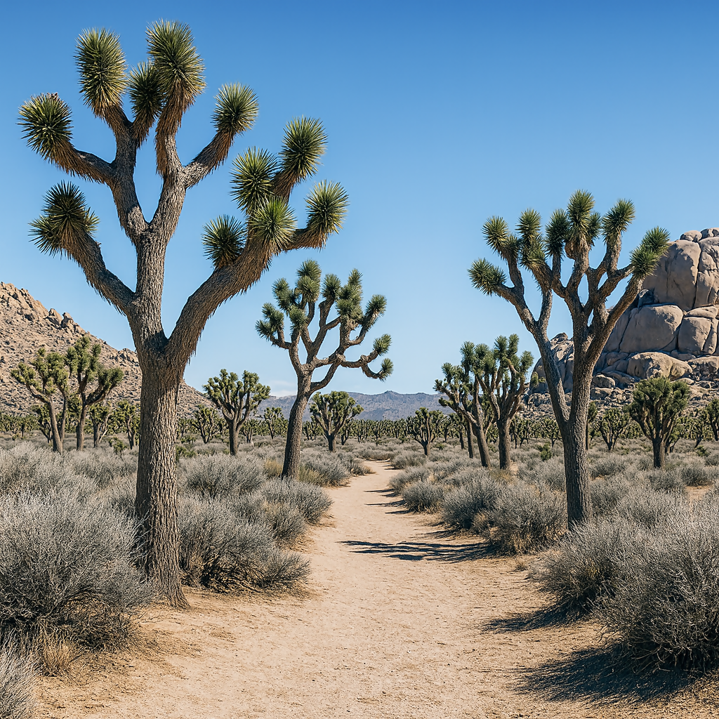 Joshua Tree National Park - California United States - Rendered - Digital File Digital My Custom Designs PDF