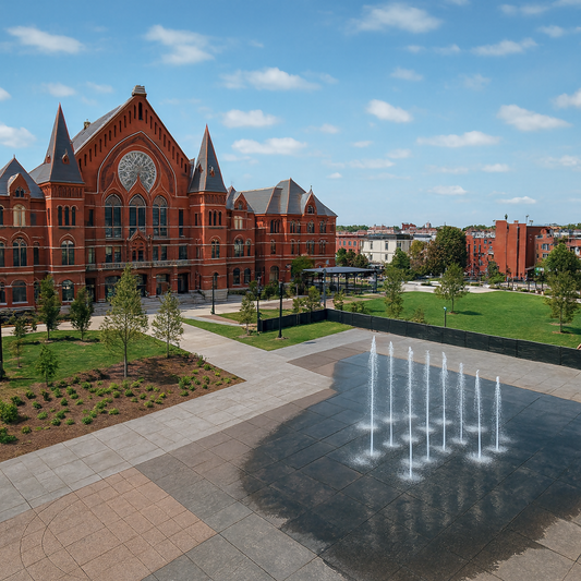 Washington Park - Cincinnati Music Hall - Ohio United States - Rendered - Digital File Digital My Custom Designs PDF