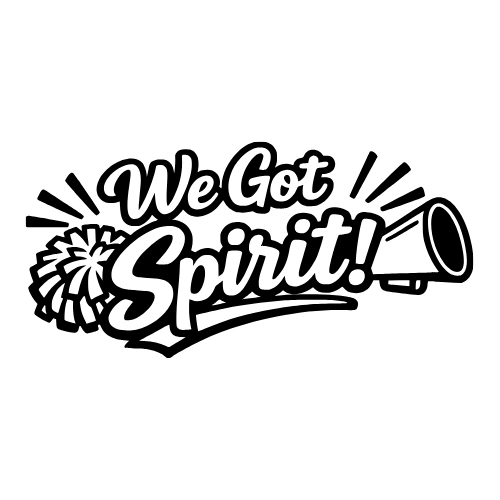 'We Got Spirit!' - Vector Graphics - Digital File Digital My Custom Designs PDF