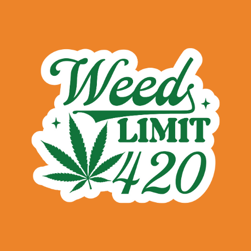 Weed Limit 420 - Stickers - Digital Files Digital My Custom Designs ZIP File