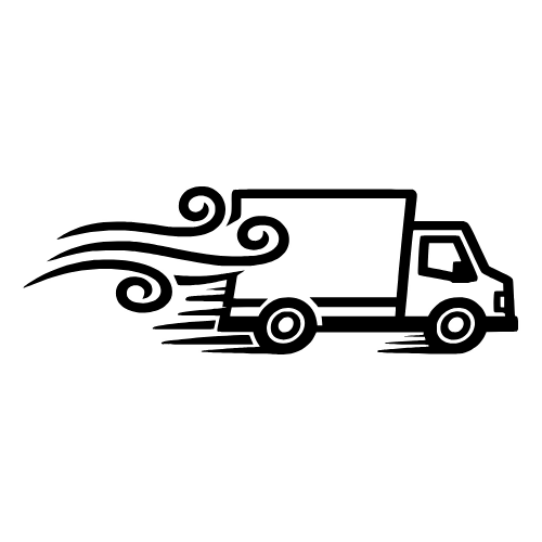 Wind Lines Hitting a Moving Truck Outline - Vector Graphics - Digital File Digital My Custom Designs PDF
