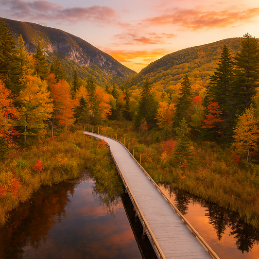 Barnes Camp - Smugglers' Notch State Park - Vermont United States - Rendered - Digital File