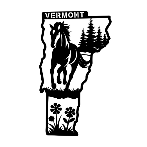 Vermont - Wall / Home Decor - State Outline - United States - Digital File Digital My Custom Designs ZIP File