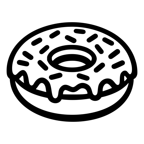 Donut - Digital File - XCS Friendly Digital My Custom Designs PDF