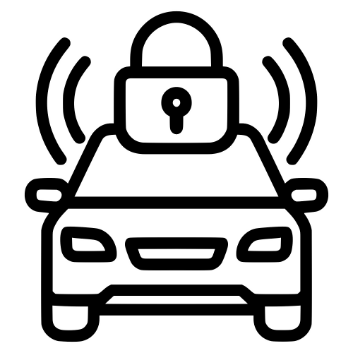 Car Alarm Icon - Digital File - XCS Friendly Digital My Custom Designs PDF