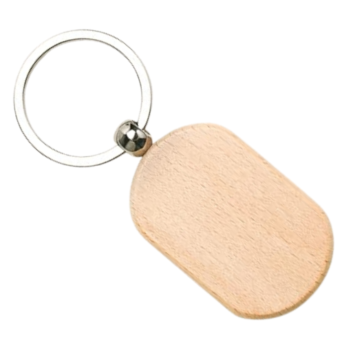 Custom Rounded Paddle Keychain / Bag Tag