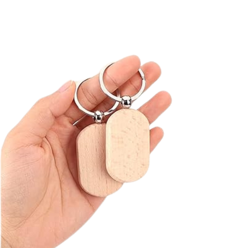 Custom Rounded Paddle Keychain / Bag Tag