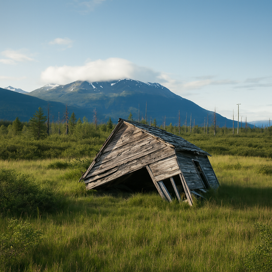 Portage Ghost Town - Alaska United States - Rendered - Digital File Digital My Custom Designs PDF