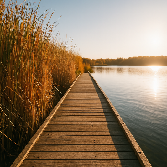 Lake Devonian FortWhyte Alive - Manitoba Canada - Rendered - Digital File Digital My Custom Designs PDF