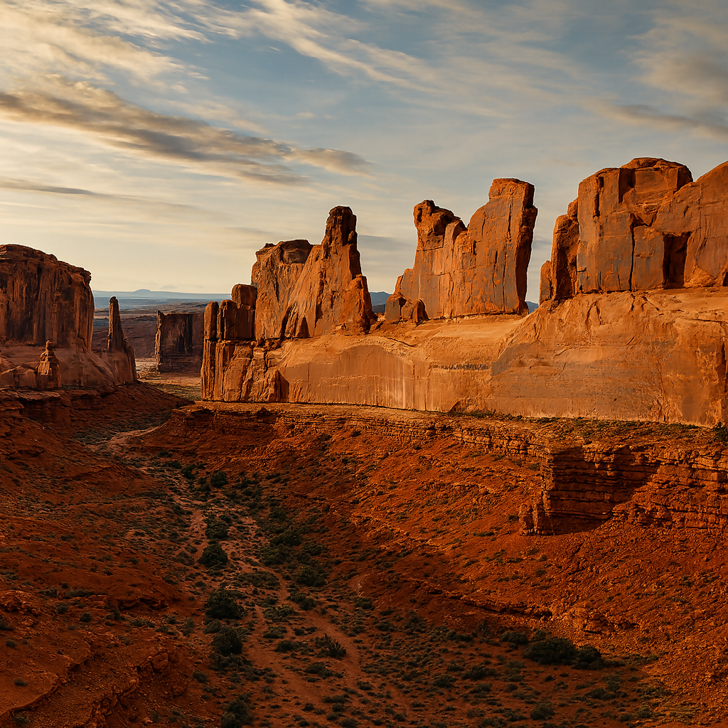 Park Avenue Trail - Arches National Park - Utah United States - Rendered - Digital File Digital My Custom Designs PDF