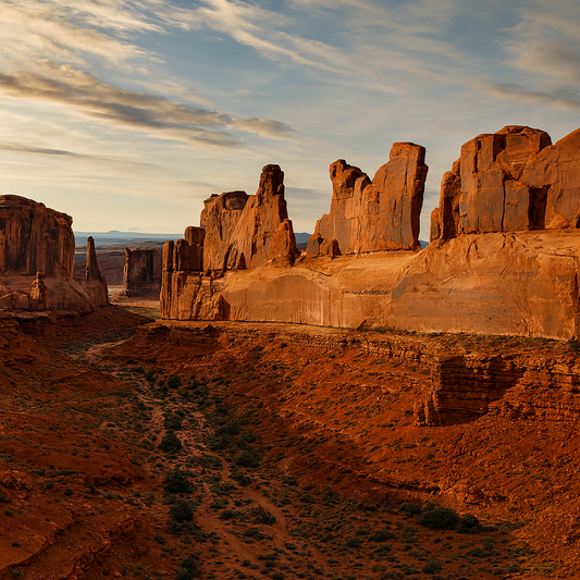 Park Avenue Trail - Arches National Park - Utah United States - Rendered - Digital File Digital My Custom Designs PDF