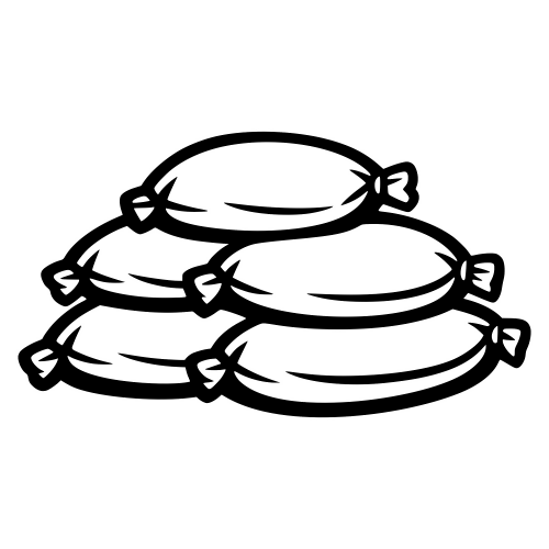 Stack of Sandbags - Vector Graphics - Digital File Digital My Custom Designs PDF