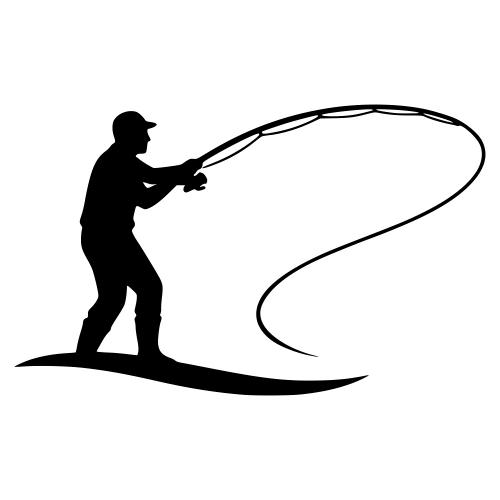 Fisherman Casting Line - Digital File - XCS Friendly Digital My Custom Designs PDF