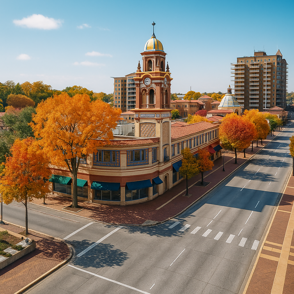 Kansas Country Club Plaza - Missouri United States - Rendered - Digital File Digital My Custom Designs PDF