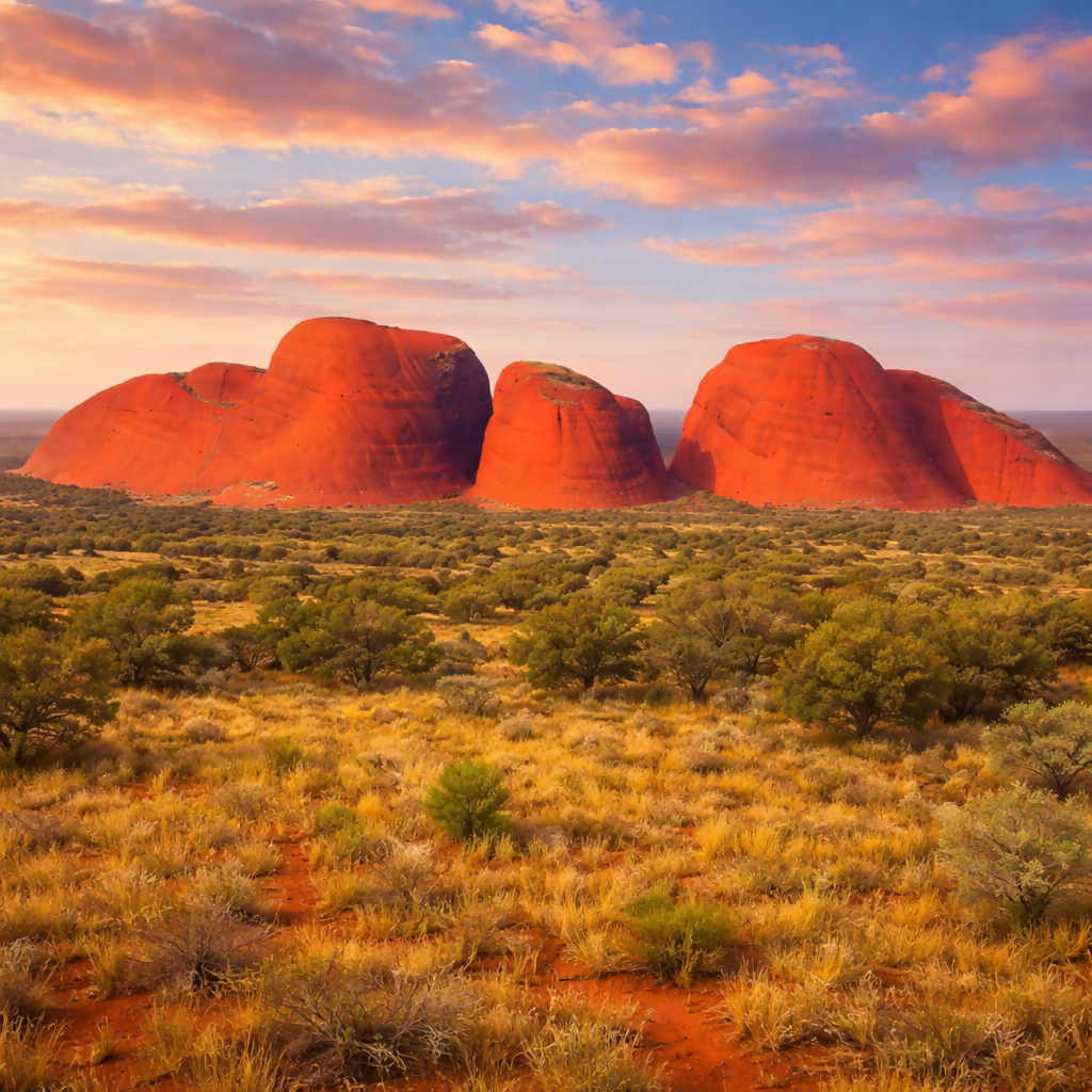 Kata Tjuta (The Olgas) - Northern Territory - Australia - Rendered - Digital File Digital My Custom Designs PDF
