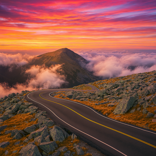 Mount Washington Auto Road - New Hampshire United States - Rendered - Digital File Digital My Custom Designs PDF