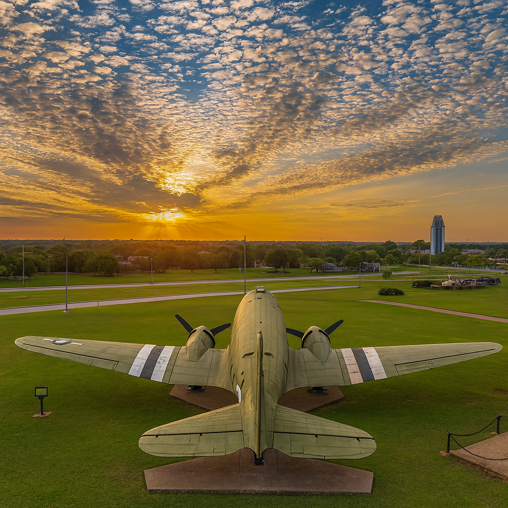 Douglas C-47D Skytrain - USS Alabama Battleship Memorial Park - Alabama United States - Rendered - Digital File Digital My Custom Designs PDF