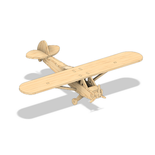 Piper Cub - Layered Puzzles and Projects - Digital File Digital My Custom Designs