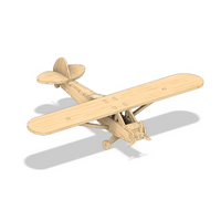 Piper Cub - Layered Puzzles and Projects - Digital File Digital My Custom Designs