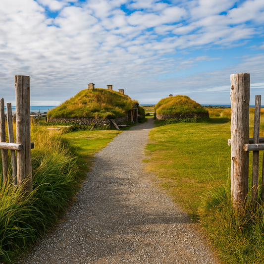 L'Anse aux Meadows National Historic Site - Newfoundland and Labrador Canada - Rendered - Digital File Digital My Custom Designs PDF