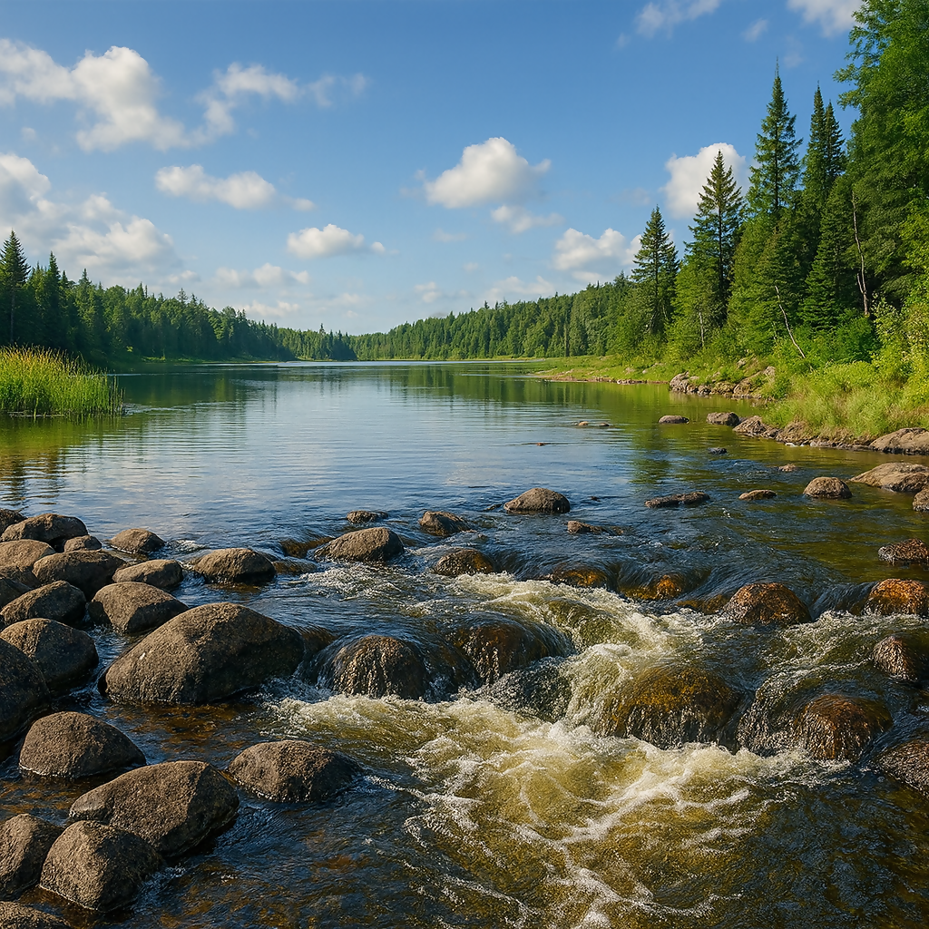 Whiteshell Provincial Park - Manitoba Canada - Rendered - Digital File Digital My Custom Designs PDF