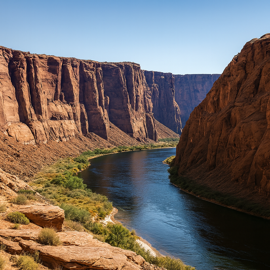 Lake Powell - Horseshoe Bend - Arizona United States - Rendered - Digital File Digital My Custom Designs PDF