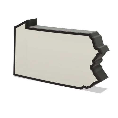 Pennsylvania Wall Lightbox - United States - 3D Print File - Digital File Digital My Custom Designs ZIP File